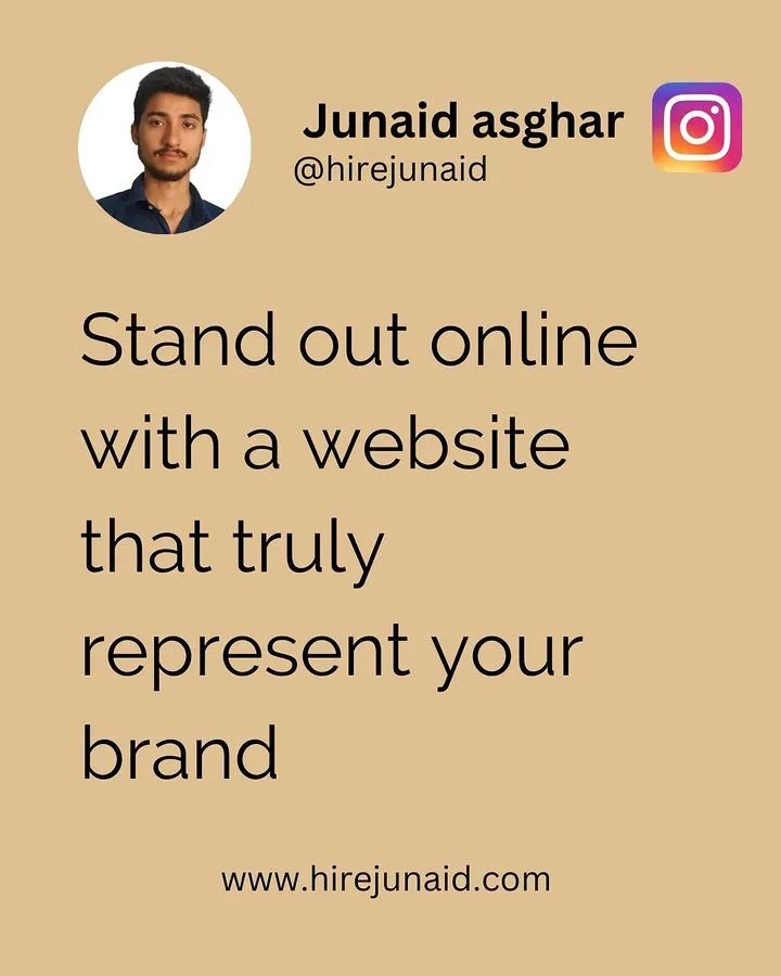 Stand out online with a website that truly represents your brand